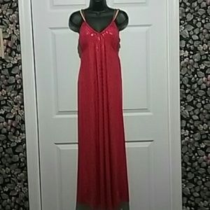 COOGI Long Maxi Summer Red Signature Dress